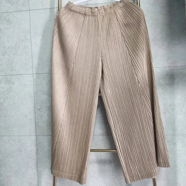 [BUNJANG] Pleats Please Beige Pleated Pants / 플리츠플리즈 바지