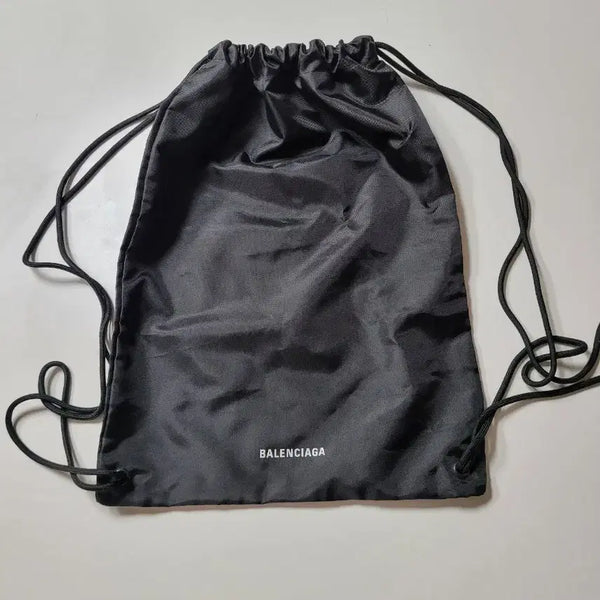 [BUNJANG] Balenciaga Black String Gym Sack / 발렌시아가 스트링 짐색 새상품