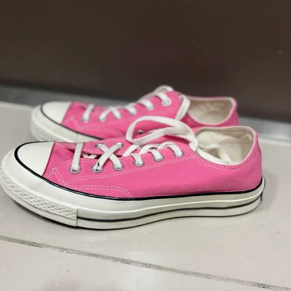 [BUNJANG] Converse Chuck 70 Low Vintage Canvas Pink / 컨버스 척70 로우 빈티지캔버스핑크 250