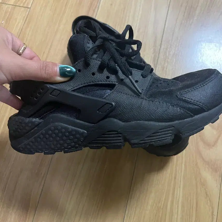 [BUNJANG] Nike Air Huarache All Black / 나이키 에어 허라취 올블랙 235
