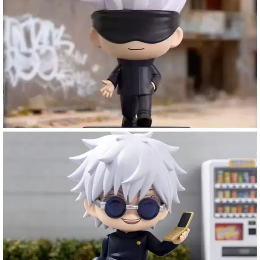 [BUNJANG] Eaki Jujutsu Kaisen Satoru Gojo Sitting & Walking Figure Set / Eaki 주술회전 고죠 사토루 시팅 워킹 피규어 2종 세트