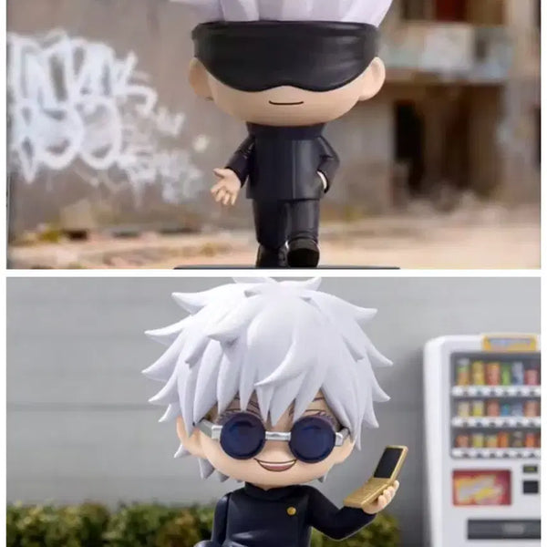 [BUNJANG] Eaki Jujutsu Kaisen Satoru Gojo Sitting & Walking Figure Set / Eaki 주술회전 고죠 사토루 시팅 워킹 피규어 2종 세트