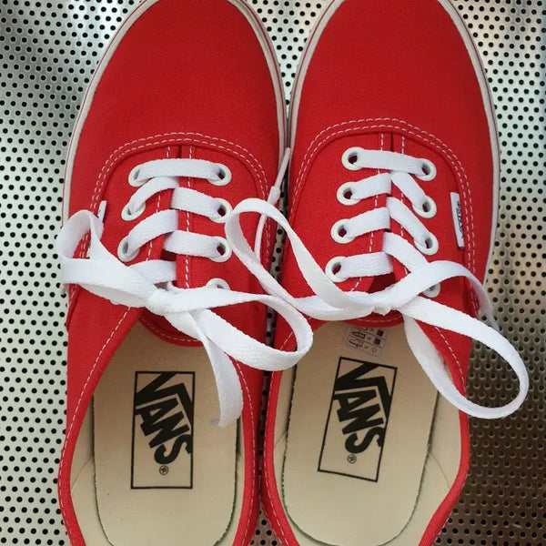[BUNJANG] Vans Authentic Red Sneakers / 반스 어센틱 레드