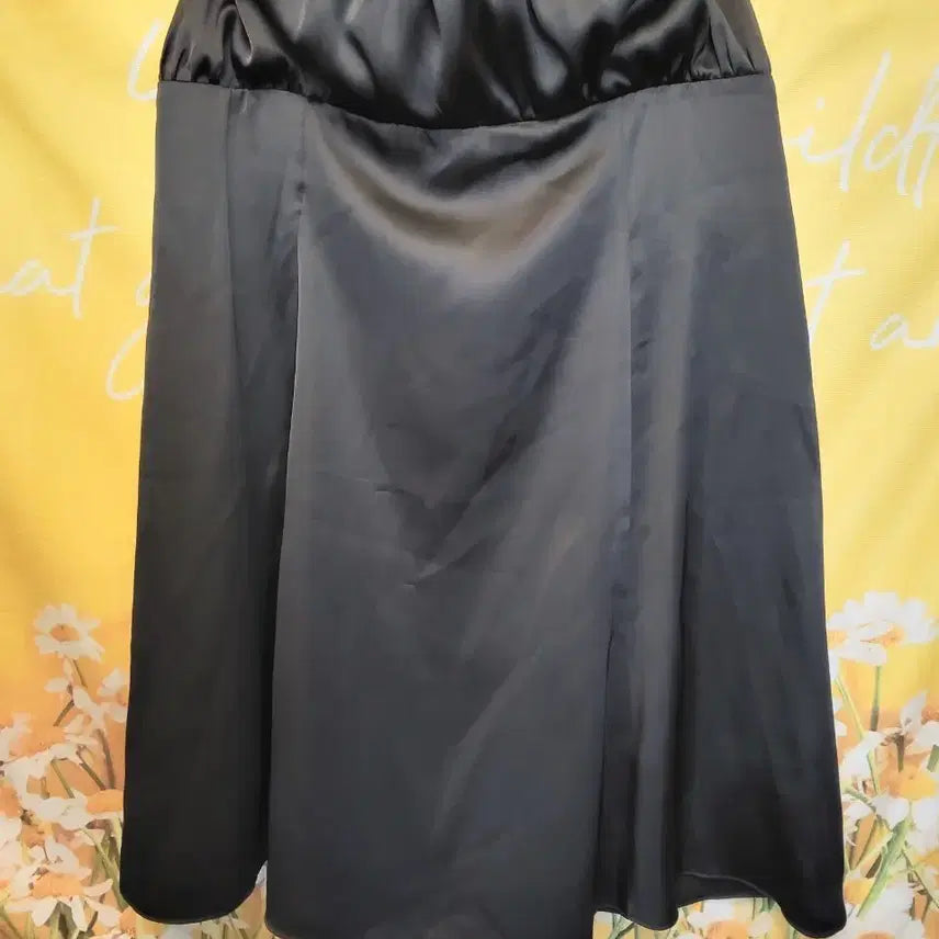 [BUNJANG] Zara Black Satin Mini Dress XL / XL]   미사용/  자라블랙 새틴 미니원피스 택가55900