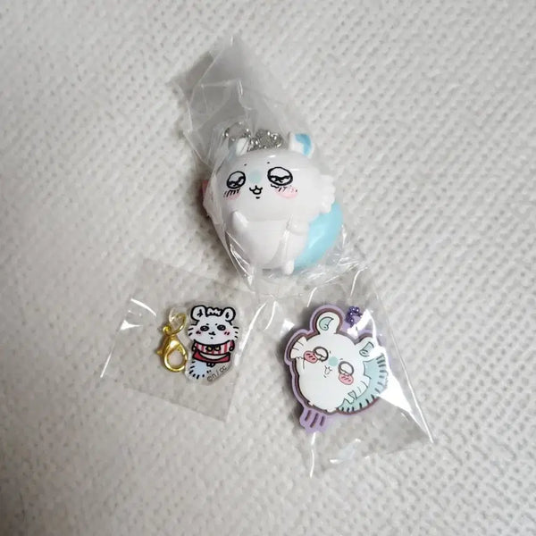 [BUNJANG] Mondjakgwi Momongga Keyring Holder Bundle Set (3 pcs) / 먼작귀 모몽가 키링 키홀더 3개 일괄