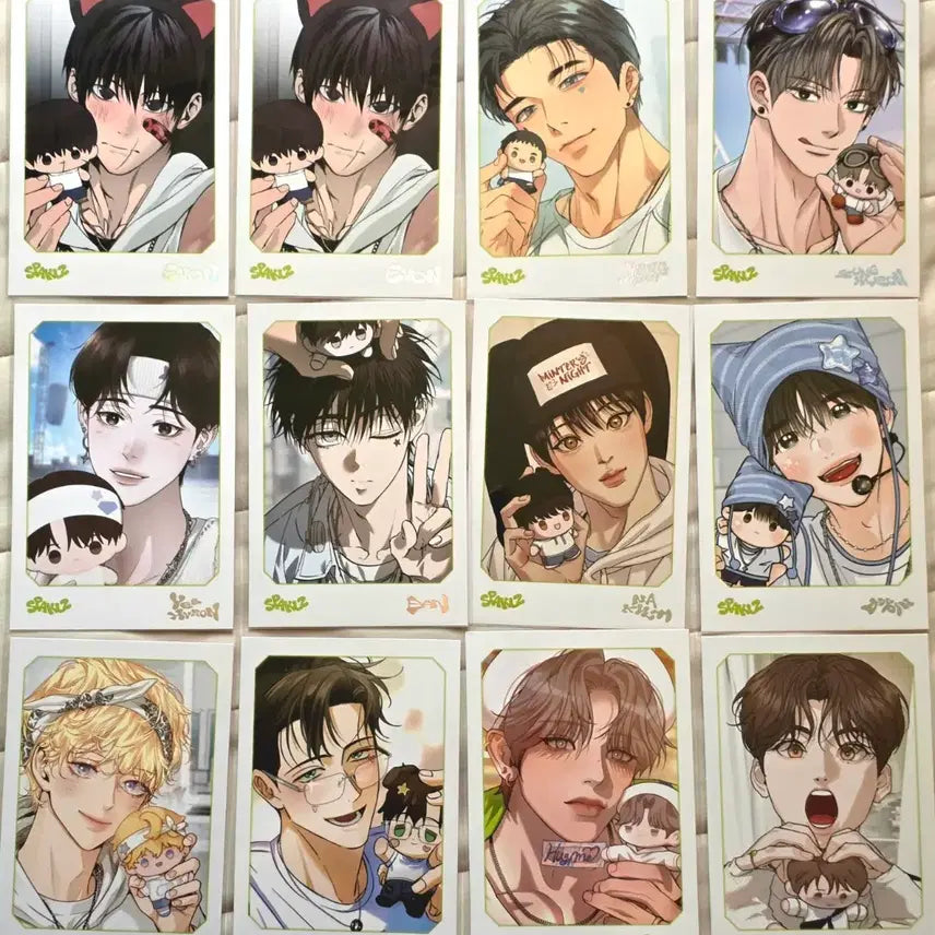 [BUNJANG] Sparkles China Limited Polaroid Bai Li Huo Unsealed Bundle Set / 스파클즈 중국 한정 폴라로이드 백라이트 언슬립 야화첩 포함 일괄