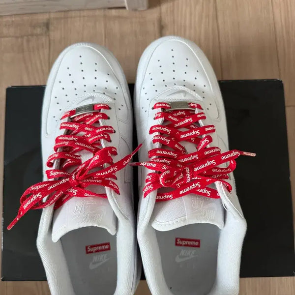 [BUNJANG] Nike Air Force 1 Supreme White / 나이키 에어포스 1 슈프림