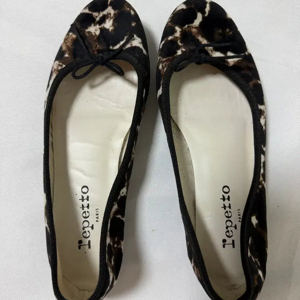 [BUNJANG] Repetto Leopard Print Flat Shoes / 레페토 repetto 플랫슈즈