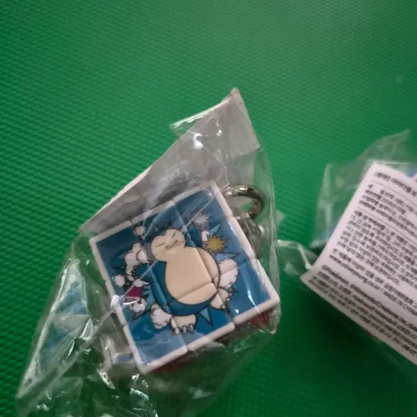 [BUNJANG] Idealhomme Pokemon Snorlax Cube Keychain (Sealed) / 미개봉)아이디얼 포맨 포켓몬  큐브 잠만보 키링