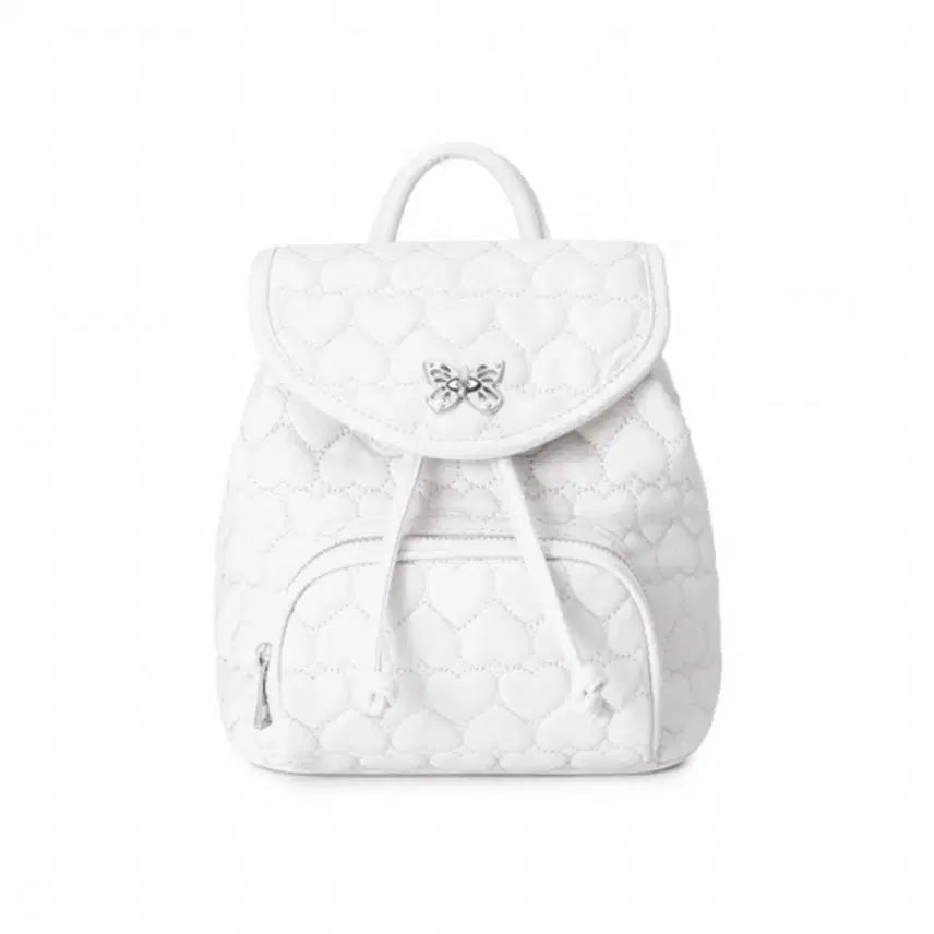 [BUNJANG] IDANG CLUB Mini Backpack White / 아이당 클럽 미니 백팩 화이트 idang club