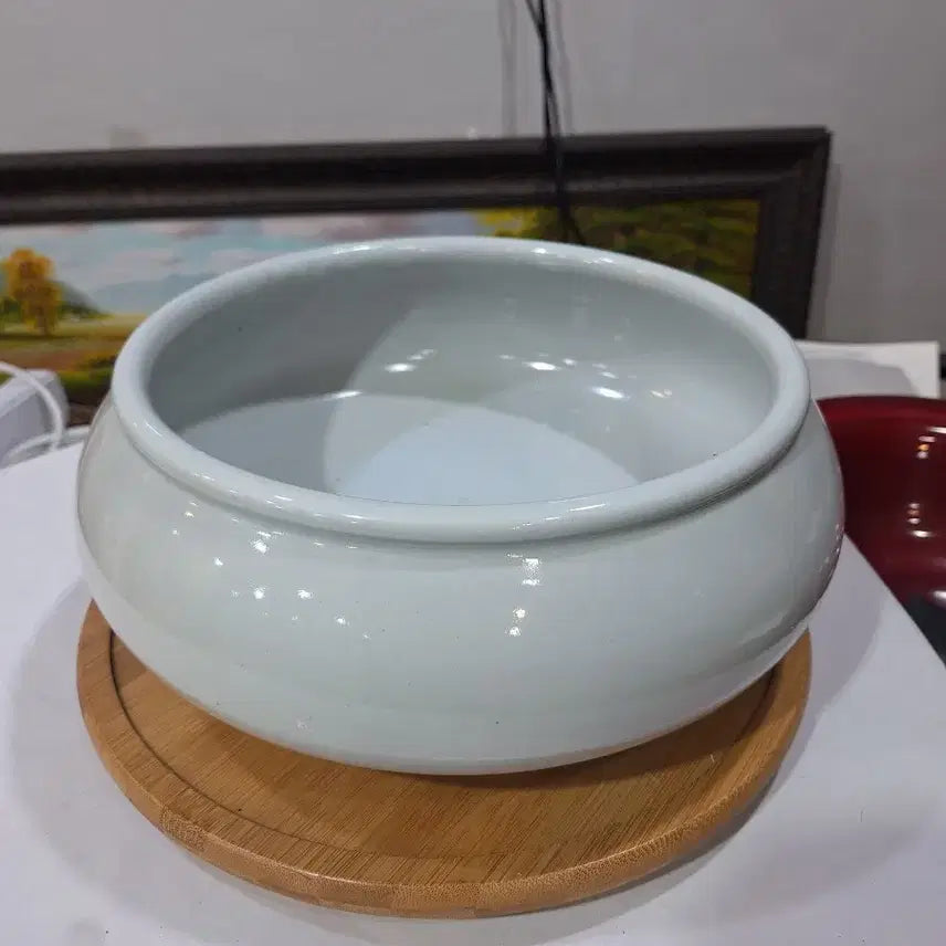 [BUNJANG] Kang Soo-hwa Pure White Porcelain Water Basin / 강수화 순백자 수반