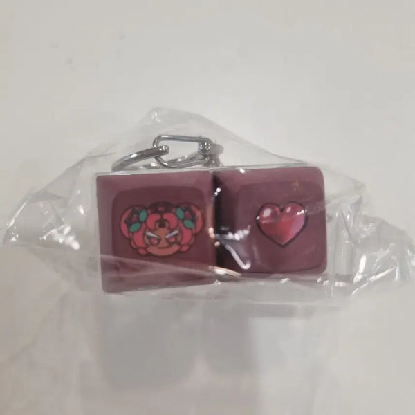 [BUNJANG] Cookie Run Keycap Keychain Holy Berry Cookie / 쿠키런 키캡 키링 2구 홀베 홀리베리 쿠키  위대한 왕국의 유산