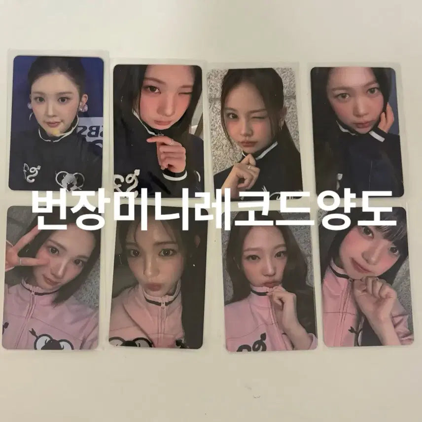 [BUNJANG] HARTUHA Focus Mini Record Photocard Set / 하투하 포커스 미니레코드 포카 1세트 양도