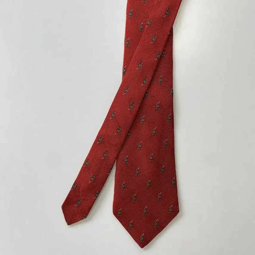 [BUNJANG] Polo Ralph Lauren Monogram Silk Necktie / 폴로 랄프로렌(POLO) 명품 정품 모노그램 넥타이