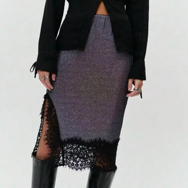 [BUNJANG] Glitter Skirt L / 글리터 스커트 L