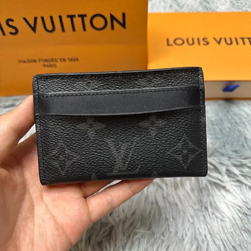 [BUNJANG] Louis Vuitton Monogram Eclipse Card Holder / [정품] 루이비통 이클립스 카드지갑