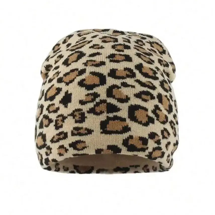[BUNJANG] Leopard Pattern Beanie / 레오파드 비니