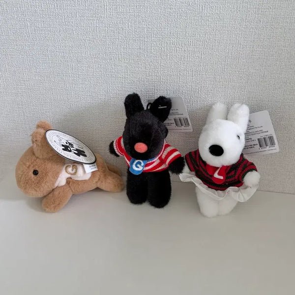 [BUNJANG] Gaspard et Lisa Plush Keychain Bundle Set / 가스파드 앤 리사 인형키링 일괄판매!