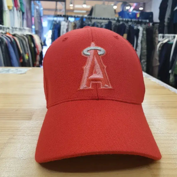 [BUNJANG] MLB LA Angels Flexfit Ball Cap (Red) / [XS-S] MLB LA 에인절스 플렉스핏 볼캡 (레드)