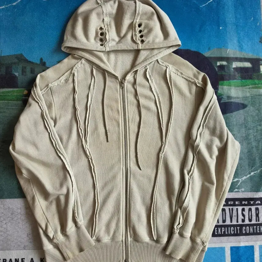 [BUNJANG] Beslow Panel Hoodie Zip-up L / 비슬로우 절개 후드집업 L