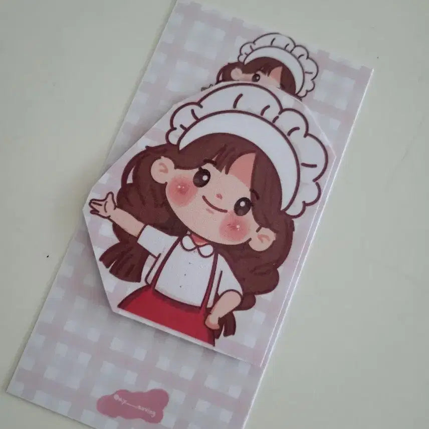 [BUNJANG] Bakers Girl Decal Cash Board / (새상품)제빵사 소녀 떼붙 현금보드판