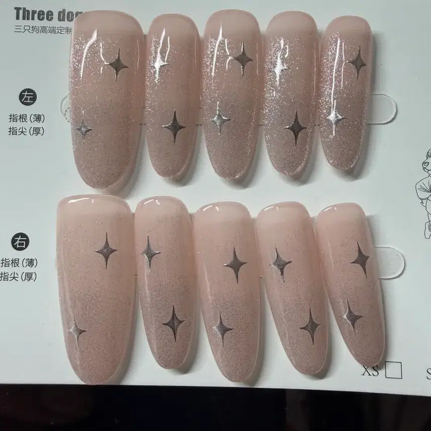 [BUNJANG] Nail Tips - Size L (Set of 16) / 네일팁 판매 길이 3 사이즈 L (16)