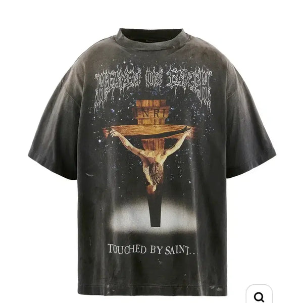 [BUNJANG] Saint Michael Graphic T-Shirt / 세인트미카엘 [L]