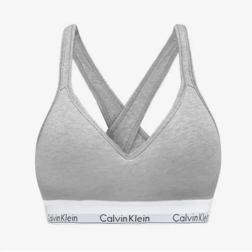 [BUNJANG] Calvin Klein Modern Cotton Bralette Grey S / 캘빈 클라인 브라 모던 코튼 브라탑 그레이 S사이즈