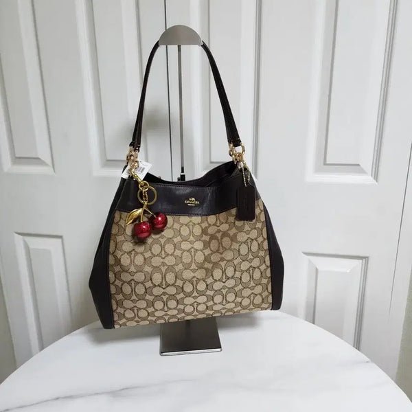 [BUNJANG] Coach Lexi Shoulder Bag Dark Brown / #새상품) 코치 렉시 숄더백
