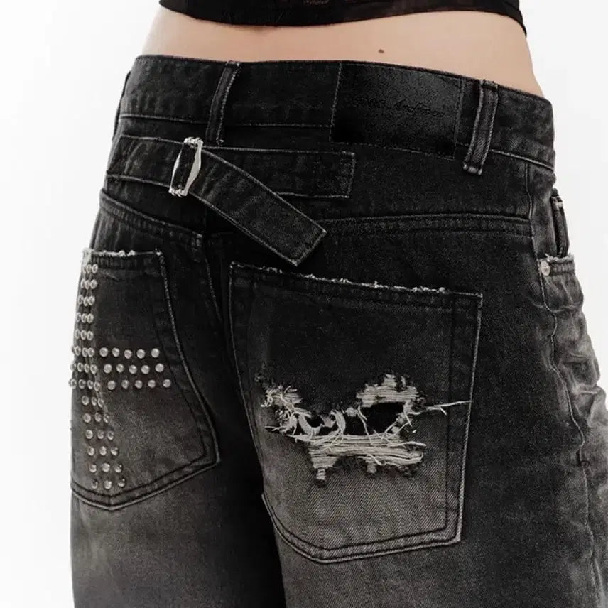 [BUNJANG] 2000ARCHIVES SNYDER Wide Denim (Dark Blue) Size 3 / 2000아카이브스 SNYDER WIDE DENIM (DARK BLUE) 3사이즈