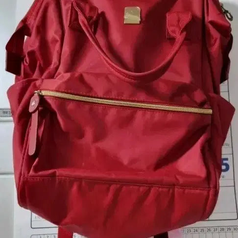 [BUNJANG] Elizabeth Red Backpack / 레드 백팩 새 상품
