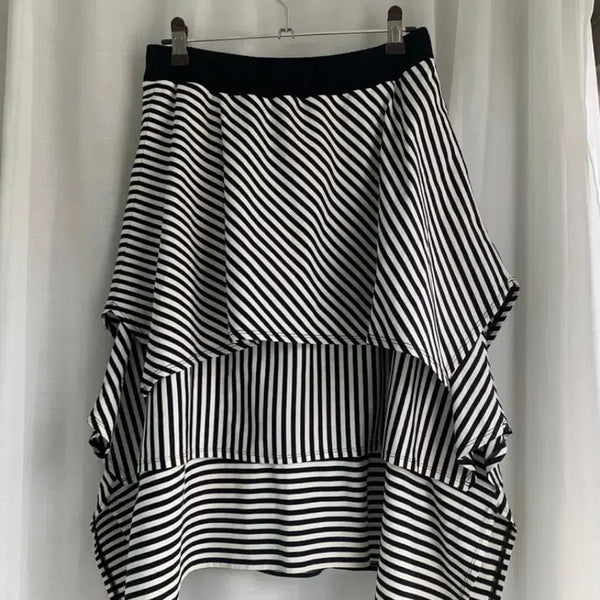 [BUNJANG] Hiroko Bis Striped Skirt / Hiroko bis 스트라이프 스커트