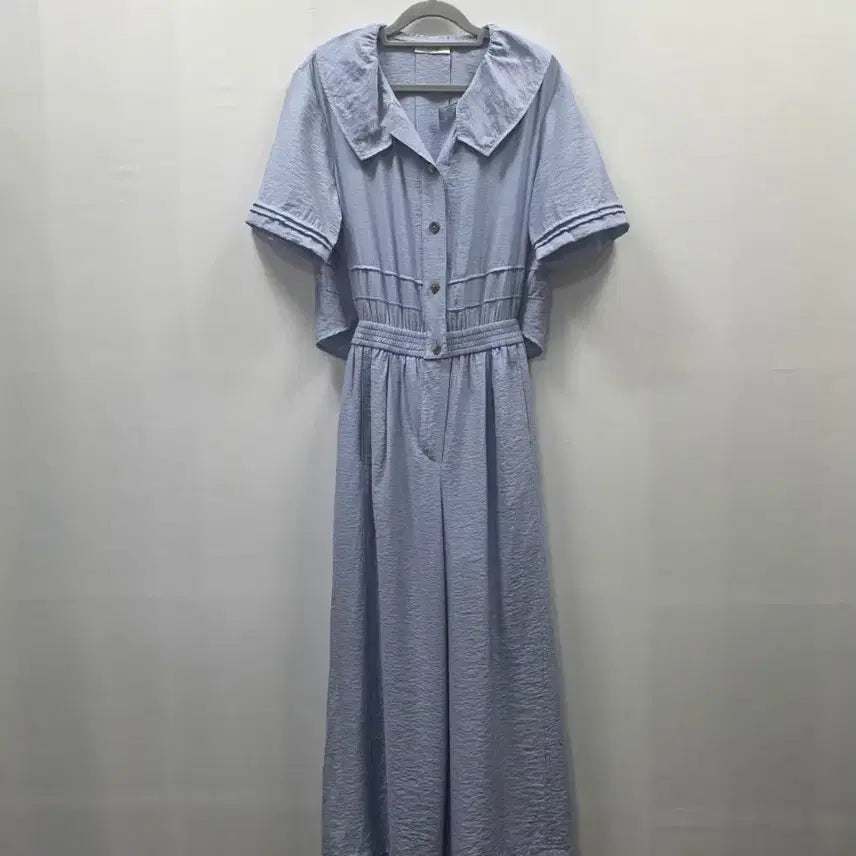 [BUNJANG] Ozhsecon 24SS Wide Jumpsuit (Light Blue) / 1372 오즈세컨 정품 와이드 점프수트 (LB-1 라이트블루) 24ss