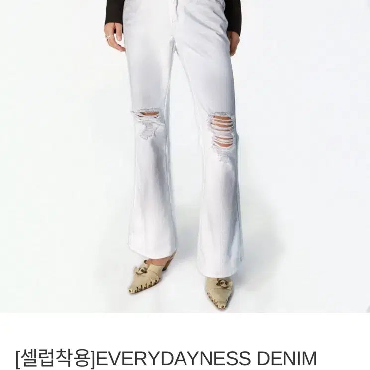 [BUNJANG] 2000Archives Everydayness Denim White Size 3 / 2000아카이브스 EVERYDAYNESS DENIM (WHITE) 3사이즈