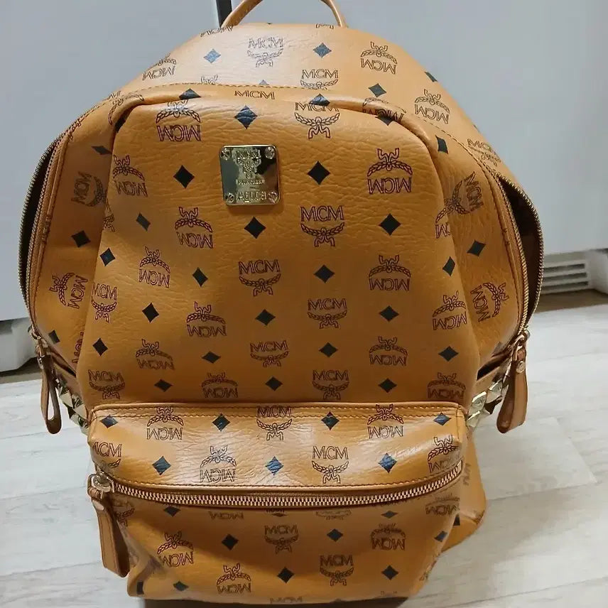 [BUNJANG] MCM Visetos Backpack Brown / MCM 비세토스 백팩 브라운