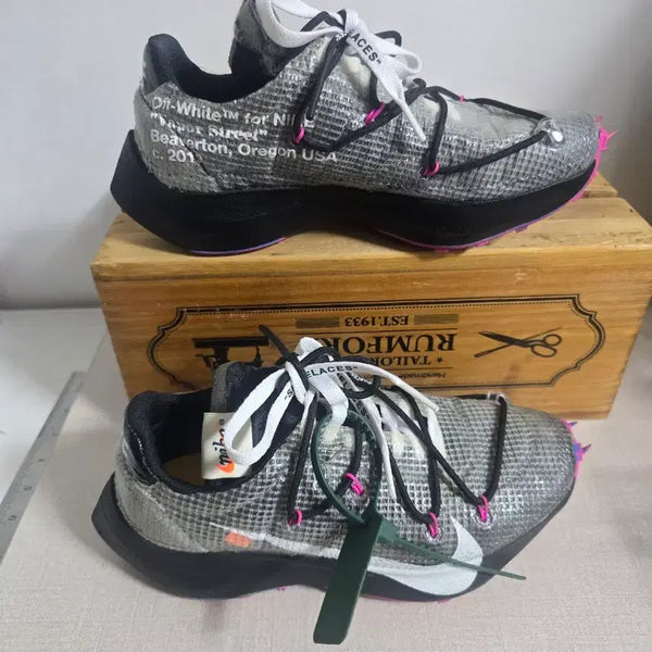 [BUNJANG] Nike x Off-White Vapor Street Black Laser Fuchsia (245mm) / 나이키 베이퍼 스트리트 오프화이트 블랙레이저푸시아 245