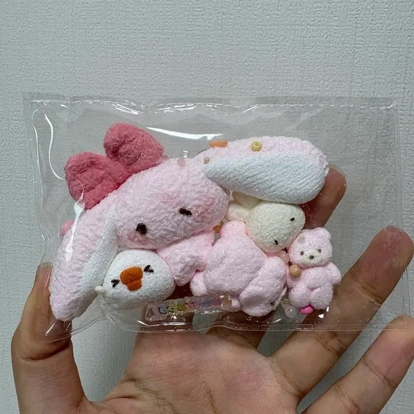 [BUNJANG] Handmade Chewy Teddy Bear Bunny Friends / 수제말랑이 테디베어 토끼친구들 판매합니다.