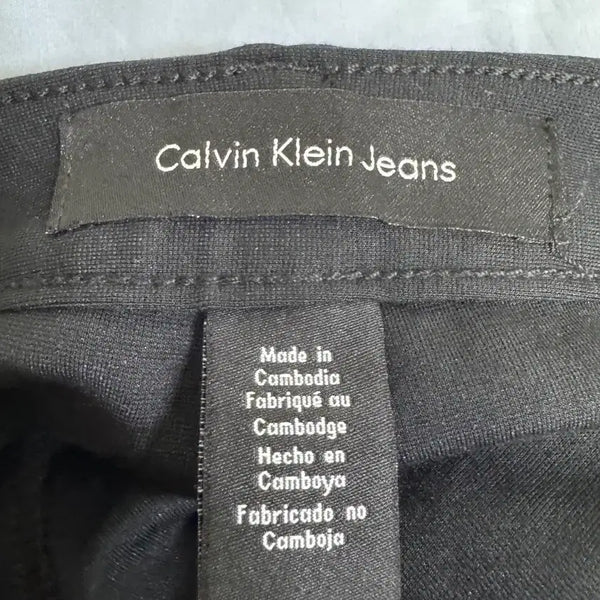 [BUNJANG] Calvin Klein Black Cotton Pants 30 / 캘빈클라인 블랙 면바지 30