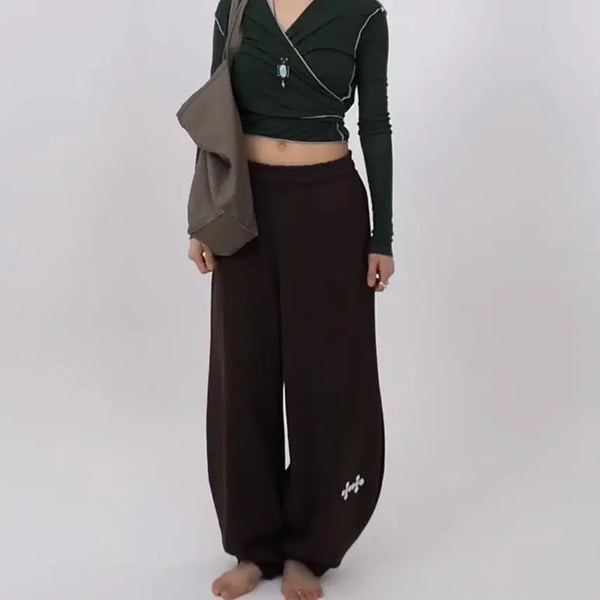 [BUNJANG] Oursoonhwan French Terry Pi Pants Brown Size 2 / [2] oursoonhwan French Terry Pi pants Brown
