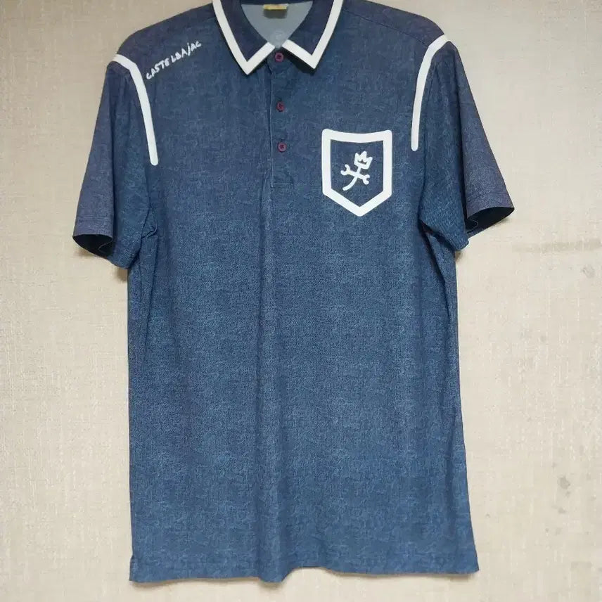 [BUNJANG] Castelbajac Short Sleeve Polo T-Shirt / 까스텔바작/100) 반팔카라티