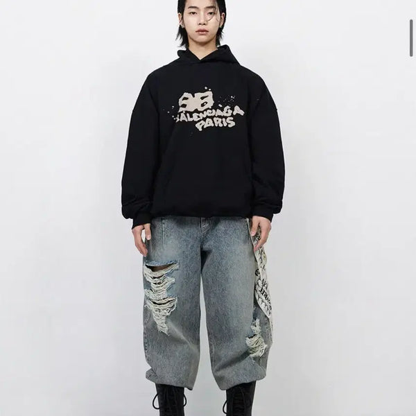 [BUNJANG] Order Archive Distressed Denim Pants / 오더아카이브 데님팬츠