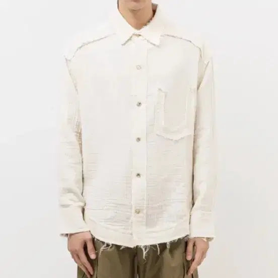 [BUNJANG] Surgery Destroyed Shirt (L) / 써저리 디스트로이드 셔츠 (L) surgery destroyed shirt