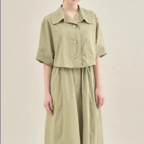 [BUNJANG] SJSJ Drawstring Shirt / SJSJ 드로우스트링 셔츠 76-90