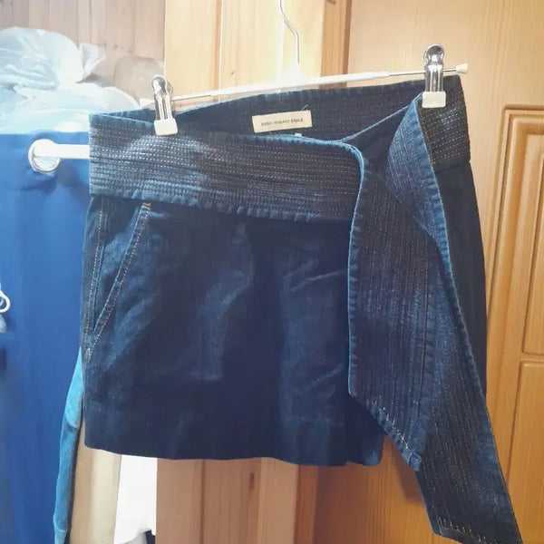 [BUNJANG] Isabel Marant Étoile Wrap Denim Skirt Size 36 / 이자벨마랑 에뚜왈 랩 데님 스커트 36사이즈