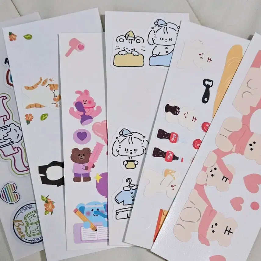 [BUNJANG] Discontinued Da-Rung, Love Ent. Sticker Set / 단종) 다룽,러브엔트 등 스티커 처분