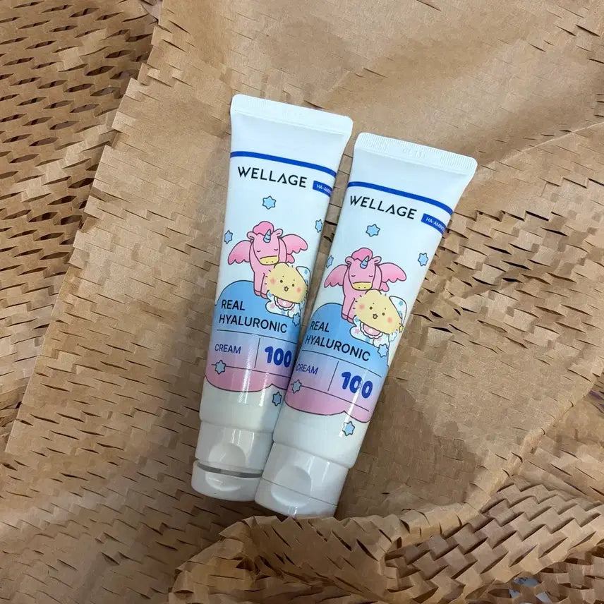 [BUNJANG] Wellage Real Hyaluronic 100 Cream (2-Pack) / (새상품) 웰라쥬 리얼 히알루로닉 100 크림 2개 가격