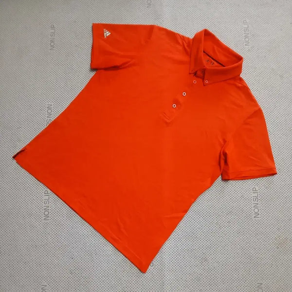 [BUNJANG] Adidas Orange Collar T-Shirt / 아디다스 오렌지색 카라티