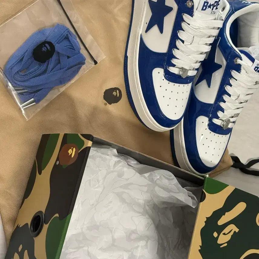 [BUNJANG] BAPE Force White/Blue 280mm Sneakers / 새상품) 베이프 포스 흰파 280 판매합니다