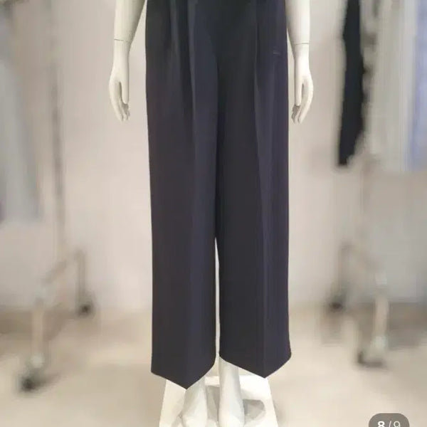 [BUNJANG] ZOOC Belted High-Waisted Wide-Leg Pants / ZOOC 주크 핀턱 하이웨스트 벨트 와이드 팬츠 V252MSA936