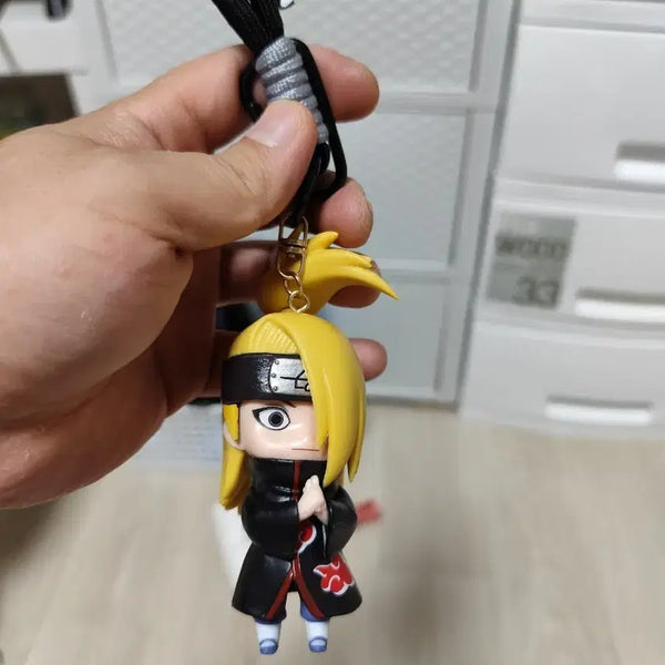 [BUNJANG] Deidara Akatsuki Figure Keychain / 디다라 아카츠키 피규어 키링